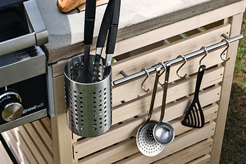 Utekjøkken med smarte detaljer Utekjøkken